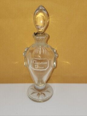 Vintage CHRISTIAN DIOR Miss Dior Parfum Baccarat Perfume Bottle France - EMPTY